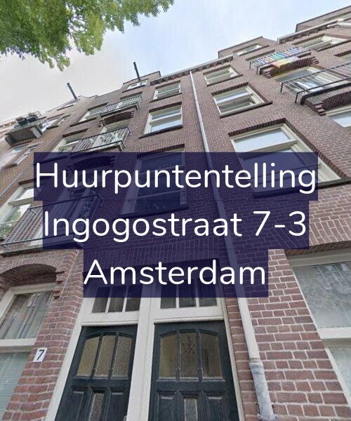 Foto gevel Huurpuntentelling voor Ingogostraat 7-3, Amsterdam