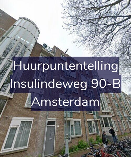 Foto gevel Huurpuntentelling voor Insulindeweg 90-B, Amsterdam