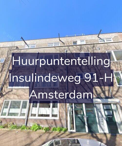 Foto gevel Huurpuntentelling voor Insulindeweg 91-H, Amsterdam