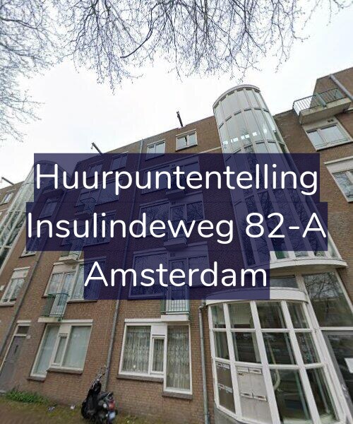 Foto gevel Huurpuntentelling voor Insulindeweg 82-A, Amsterdam