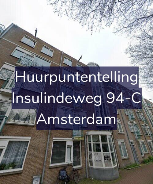 Foto gevel Huurpuntentelling voor Insulindeweg 94-C, Amsterdam