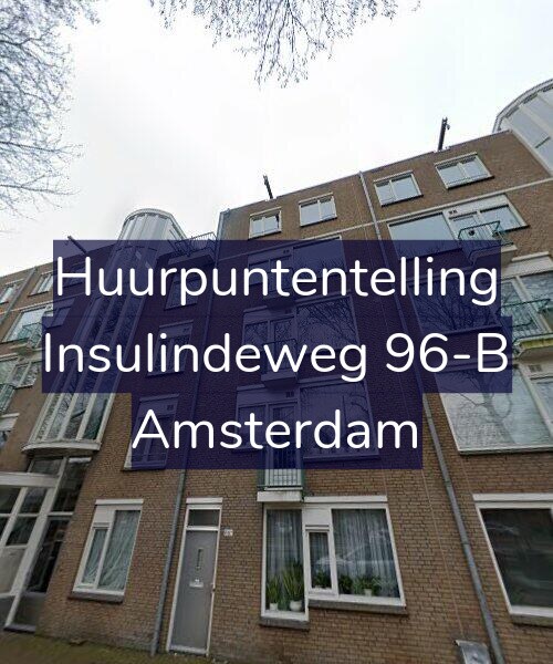 Foto gevel Huurpuntentelling voor Insulindeweg 96-B, Amsterdam