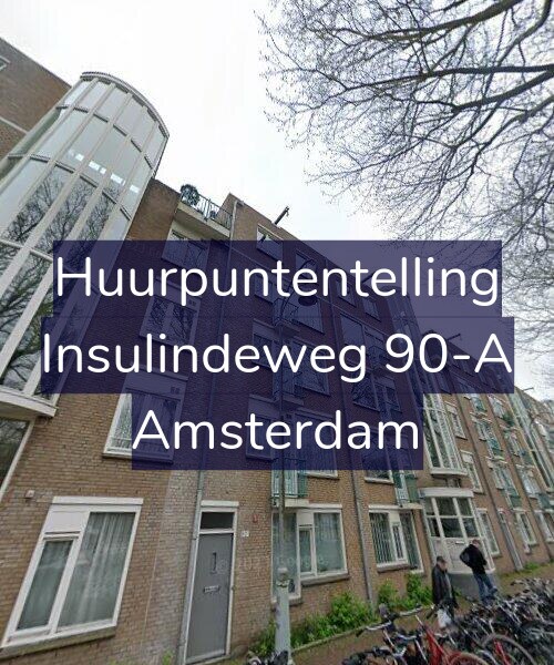 Foto gevel Huurpuntentelling voor Insulindeweg 90-A, Amsterdam