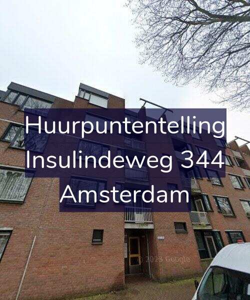Foto gevel Huurpuntentelling voor Insulindeweg 344, Amsterdam