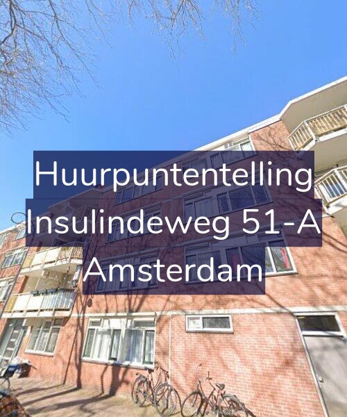 Foto gevel Huurpuntentelling voor Insulindeweg 51-A, Amsterdam