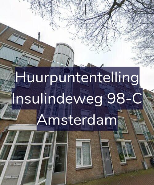 Foto gevel Huurpuntentelling voor Insulindeweg 98-C, Amsterdam