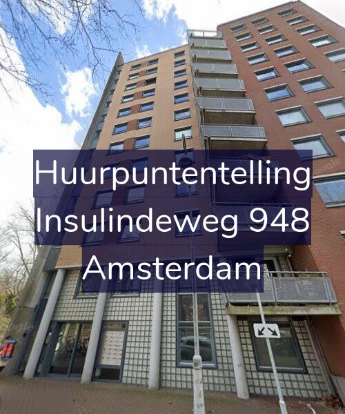 Foto gevel Huurpuntentelling voor Insulindeweg 948, Amsterdam