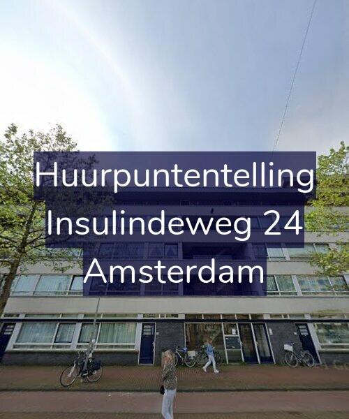 Foto gevel Huurpuntentelling voor Insulindeweg 24, Amsterdam