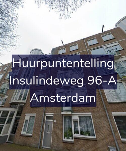 Foto gevel Huurpuntentelling voor Insulindeweg 96-A, Amsterdam