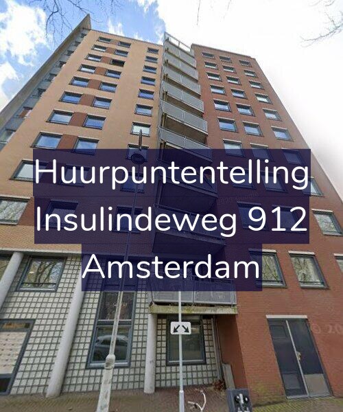 Foto gevel Huurpuntentelling voor Insulindeweg 912, Amsterdam