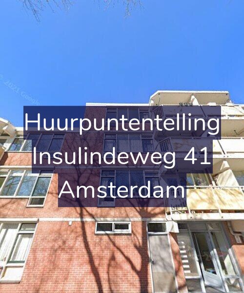 Foto gevel Huurpuntentelling voor Insulindeweg 41, Amsterdam
