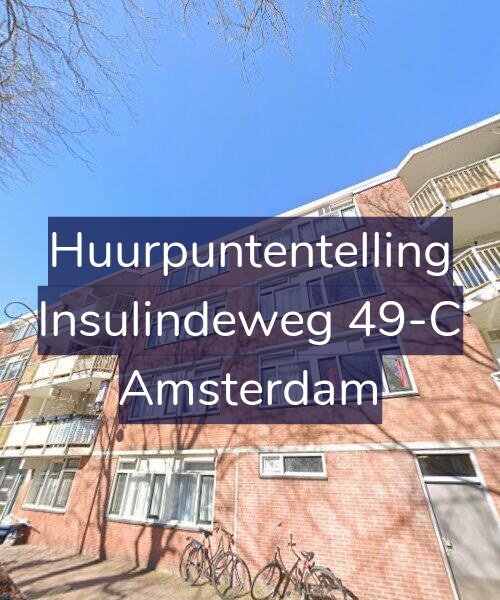Foto gevel Huurpuntentelling voor Insulindeweg 49-C, Amsterdam