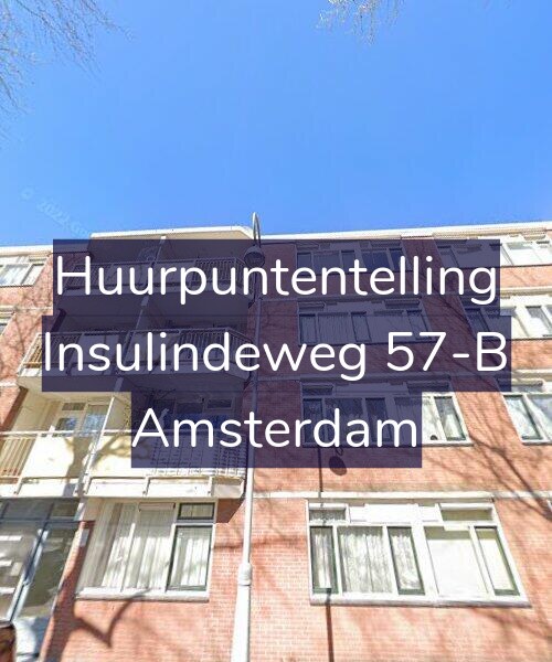 Foto gevel Huurpuntentelling voor Insulindeweg 57-B, Amsterdam