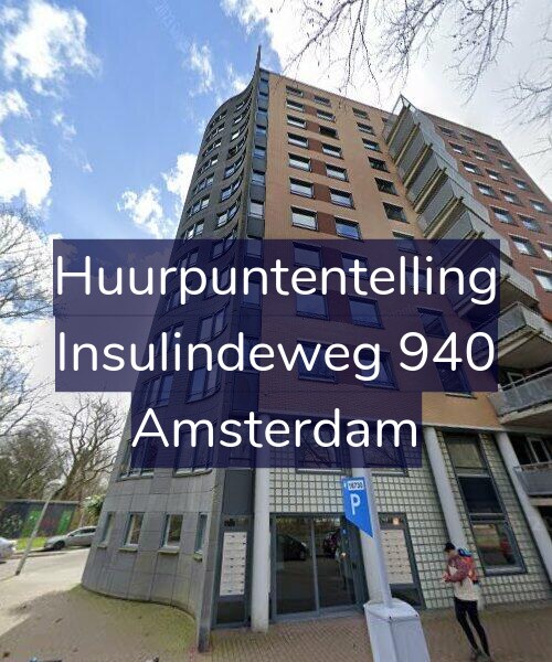 Foto gevel Huurpuntentelling voor Insulindeweg 940, Amsterdam