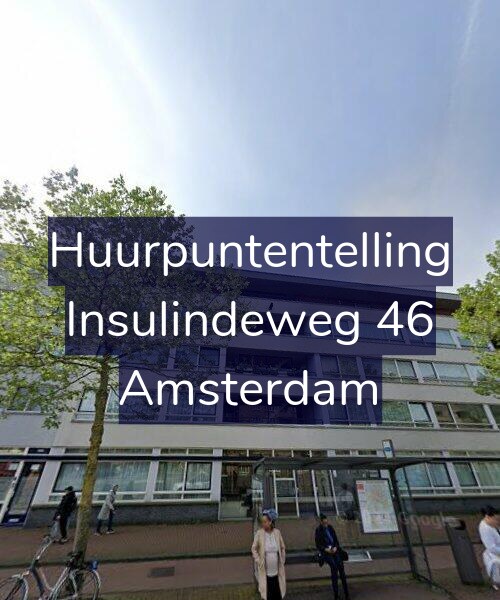 Foto gevel Huurpuntentelling voor Insulindeweg 46, Amsterdam