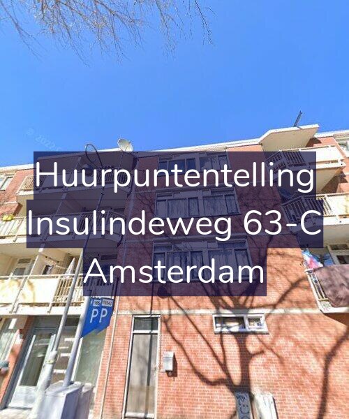Foto gevel Huurpuntentelling voor Insulindeweg 63-C, Amsterdam