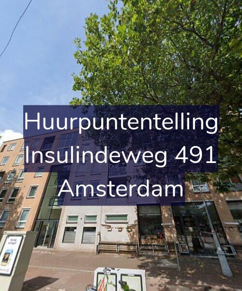 Foto gevel Huurpuntentelling voor Insulindeweg 491, Amsterdam