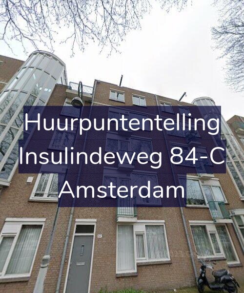 Foto gevel Huurpuntentelling voor Insulindeweg 84-C, Amsterdam