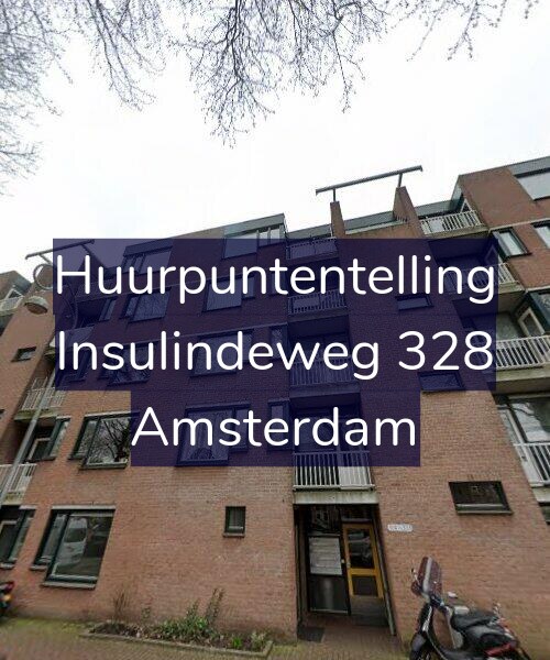 Foto gevel Huurpuntentelling voor Insulindeweg 328, Amsterdam