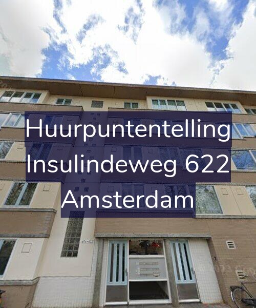 Foto gevel Huurpuntentelling voor Insulindeweg 622, Amsterdam