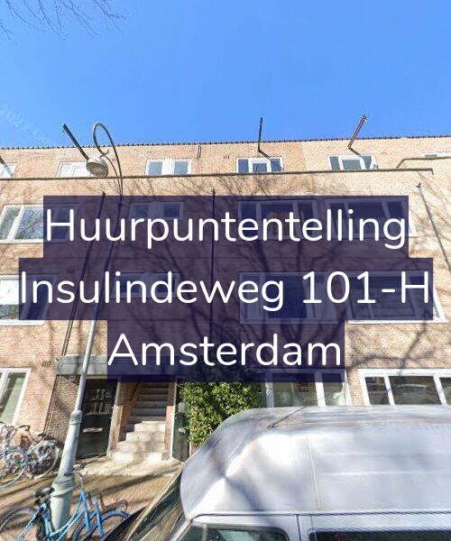 Foto gevel Huurpuntentelling voor Insulindeweg 101-H, Amsterdam