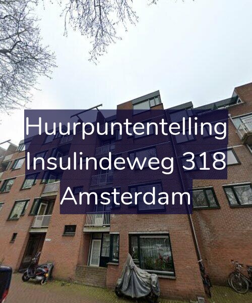 Foto gevel Huurpuntentelling voor Insulindeweg 318, Amsterdam