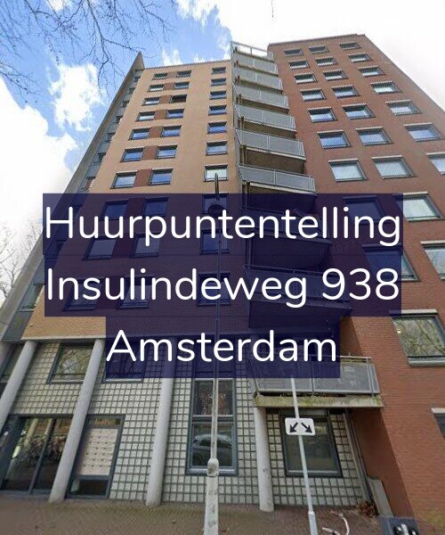 Foto gevel Huurpuntentelling voor Insulindeweg 938, Amsterdam