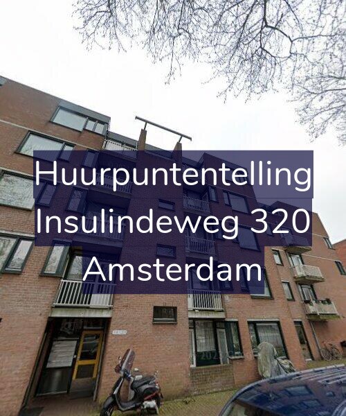 Foto gevel Huurpuntentelling voor Insulindeweg 320, Amsterdam