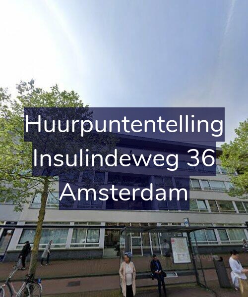 Foto gevel Huurpuntentelling voor Insulindeweg 36, Amsterdam