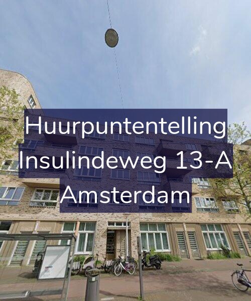 Foto gevel Huurpuntentelling voor Insulindeweg 13-A, Amsterdam
