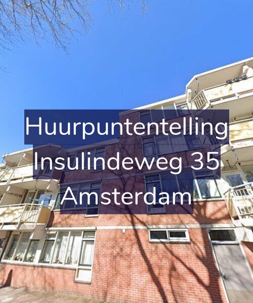 Foto gevel Huurpuntentelling voor Insulindeweg 35, Amsterdam
