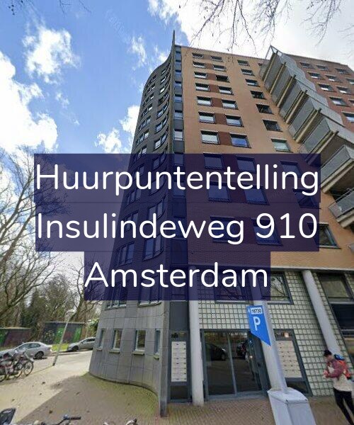 Foto gevel Huurpuntentelling voor Insulindeweg 910, Amsterdam