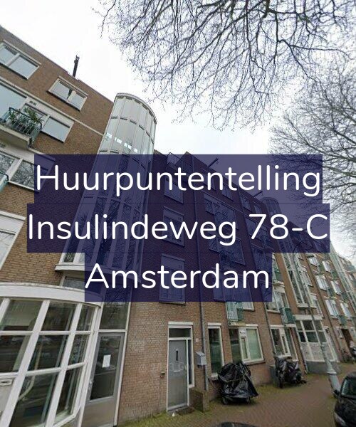 Foto gevel Huurpuntentelling voor Insulindeweg 78-C, Amsterdam