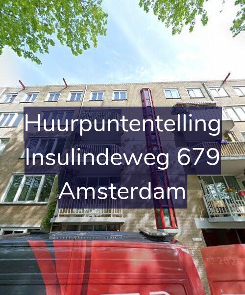 Foto gevel Huurpuntentelling voor Insulindeweg 679, Amsterdam