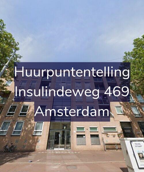 Foto gevel Huurpuntentelling voor Insulindeweg 469, Amsterdam