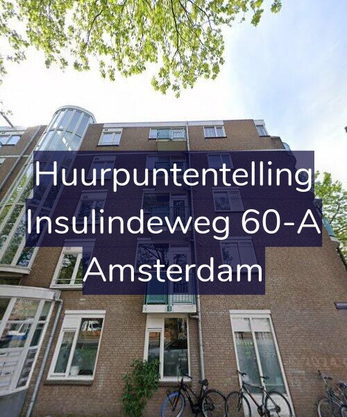 Foto gevel Huurpuntentelling voor Insulindeweg 60-A, Amsterdam