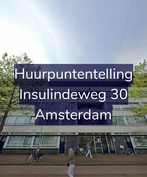 Foto gevel Huurpuntentelling voor Insulindeweg 30, Amsterdam