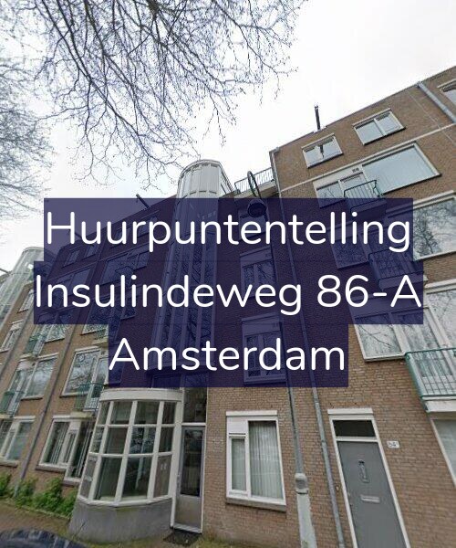 Foto gevel Huurpuntentelling voor Insulindeweg 86-A, Amsterdam