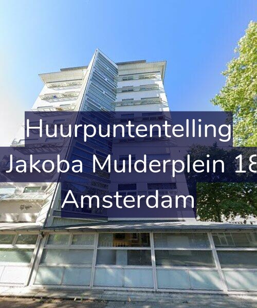 Foto gevel Huurpuntentelling voor Ir. Jakoba Mulderplein 182, Amsterdam