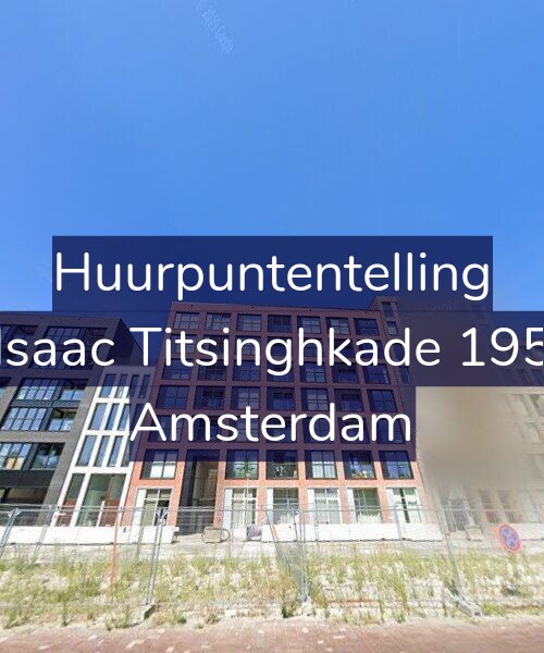 Foto gevel Huurpuntentelling voor Isaac Titsinghkade 195, Amsterdam