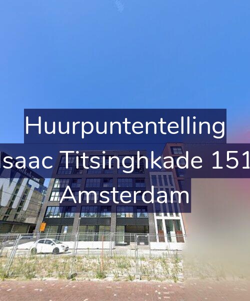 Foto gevel Huurpuntentelling voor Isaac Titsinghkade 151, Amsterdam