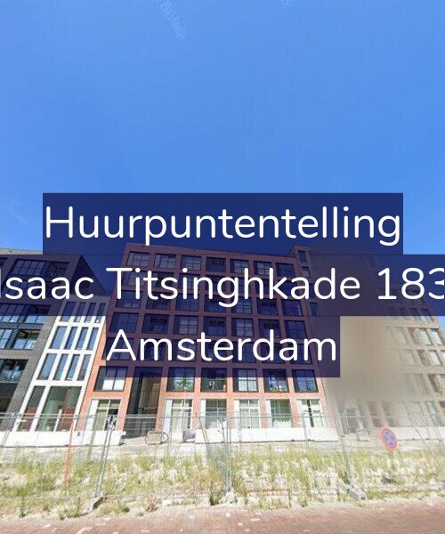 Foto gevel Huurpuntentelling voor Isaac Titsinghkade 183, Amsterdam