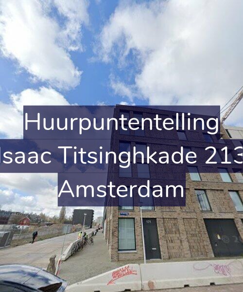 Foto gevel Huurpuntentelling voor Isaac Titsinghkade 213, Amsterdam