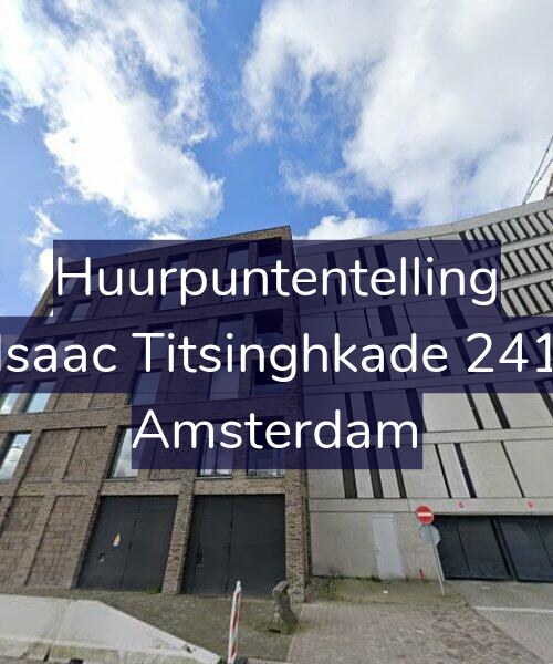Foto gevel Huurpuntentelling voor Isaac Titsinghkade 241, Amsterdam