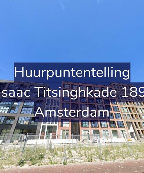 Foto gevel Huurpuntentelling voor Isaac Titsinghkade 189, Amsterdam