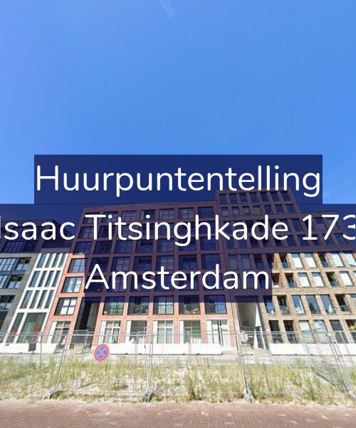 Foto gevel Huurpuntentelling voor Isaac Titsinghkade 173, Amsterdam