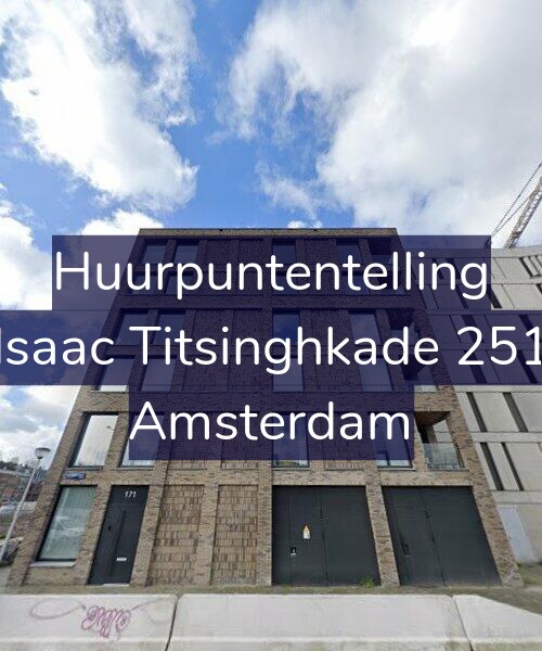Foto gevel Huurpuntentelling voor Isaac Titsinghkade 251, Amsterdam