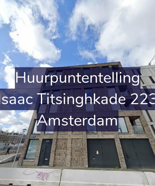 Foto gevel Huurpuntentelling voor Isaac Titsinghkade 223, Amsterdam