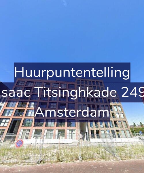 Foto gevel Huurpuntentelling voor Isaac Titsinghkade 249, Amsterdam