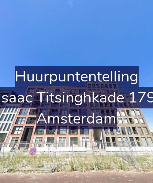 Foto gevel Huurpuntentelling voor Isaac Titsinghkade 179, Amsterdam